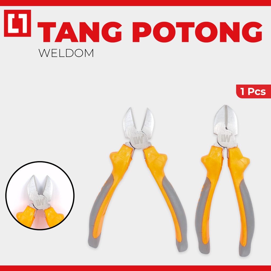 Tang Potong Kabel Kawat Baja Kuat Tajam 6&quot; - Weldom