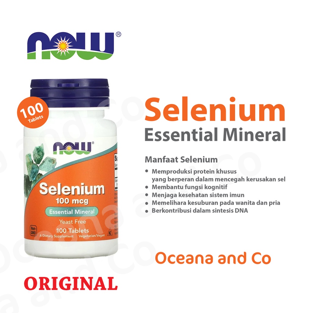 NOW FOODS Selenium 100 mcg 100 Tabs