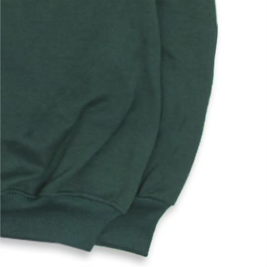 Sweater Hoodie Pria crewneck distro original Hoodie  Full Cotton Terbaru Sometimes warna Hijau Botol
