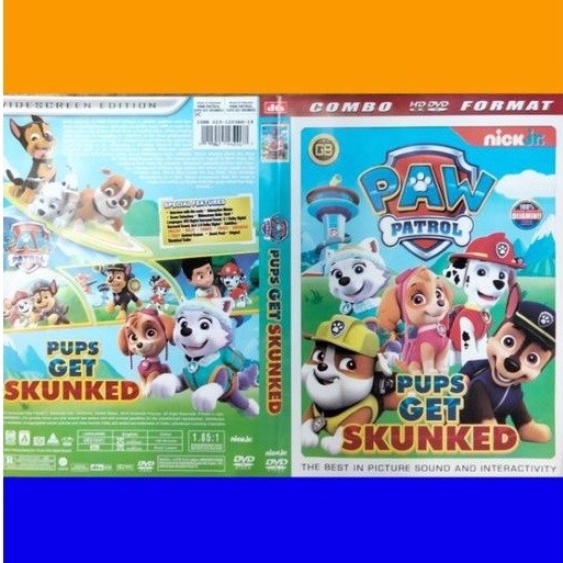 dvd film PAW PATROL PUPS GET SKUNKED