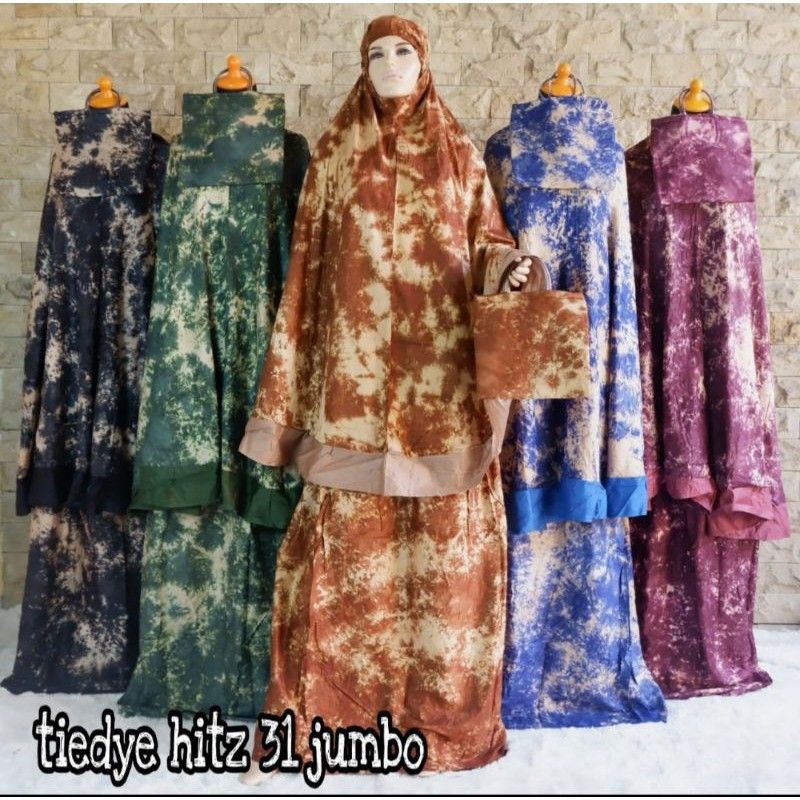 Mukena Bali Tiedye Hitz31Jumbo