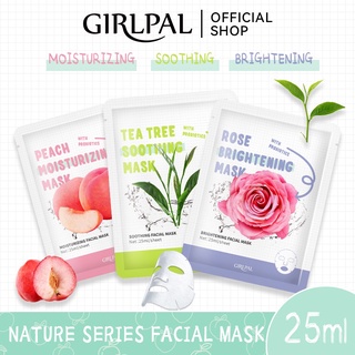 GIRLPAL Centella Asiatica Peeling Gel + Sheet Mask / Masker Wajah Face Skincare