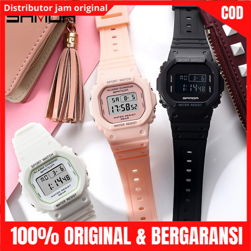 Jm Tangan Wanita Bisa Pria Anti Air Original Dan Bergaransi Model Digital Tali Rubber Chronograph