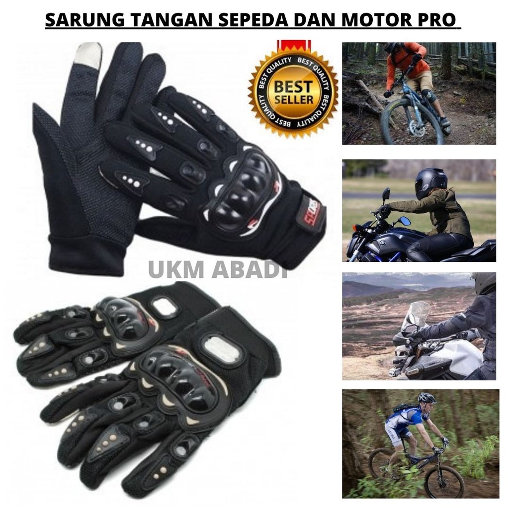 Sarung Tangan Sepeda Dan Motor Touch Screen Pro Gahar Bike Glove 111148