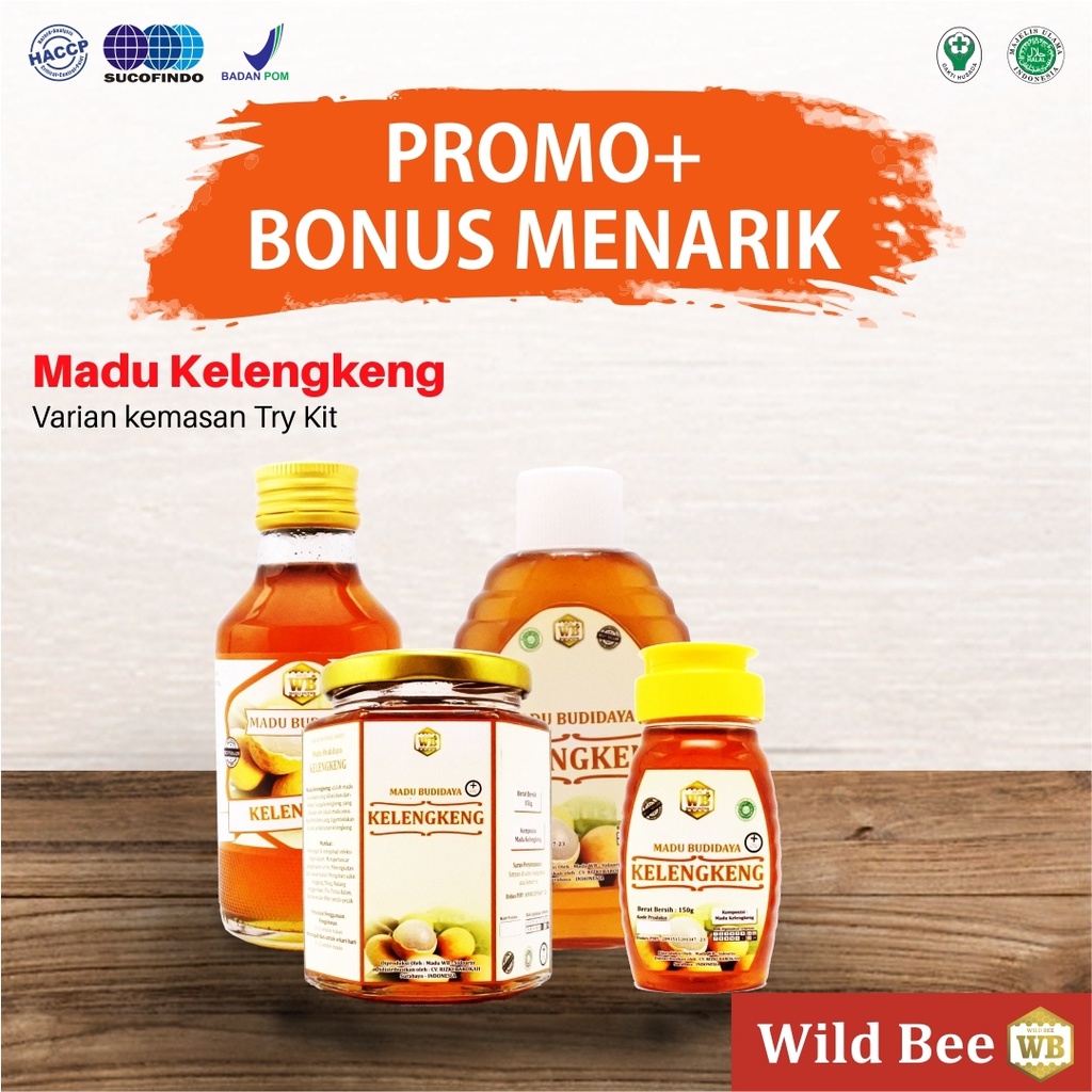 

[COD] Madu Kelengkeng / Lebah Apis Melifera -Garansi Murni & Asli 100-Wild Bee-Kemasan Try Kit