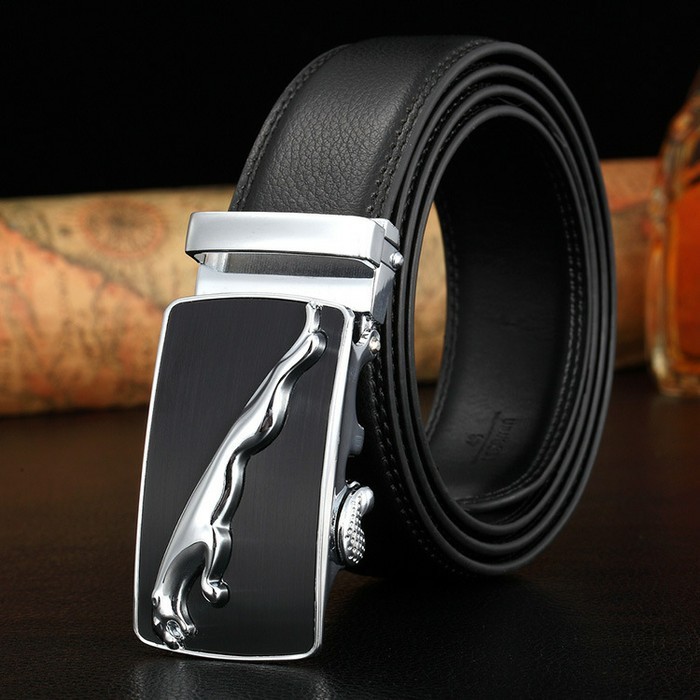 Tali ikat pinggang  belt kulit asli pria rel. -Panther-