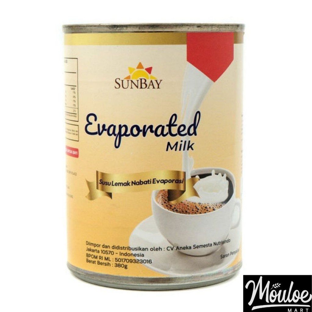 

SUSU EVAPORASI MEREK SUNBAY 380GR | Mouloemart | susu evaporasi untuk campuram minuman dan makanan