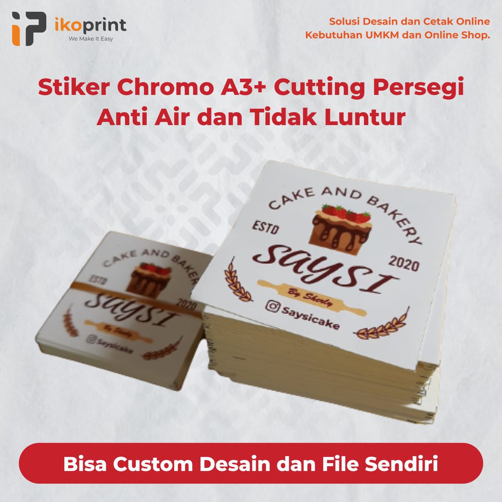 

Cetak Stiker Label Kemasan Custom Lembaran A3 Tinta Anti Luntur Dan Tahan Air