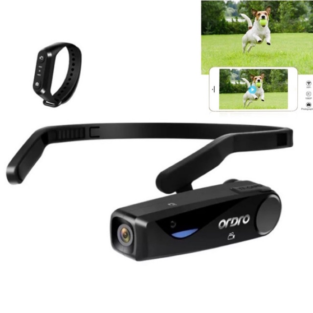 Kamera Video Camcorder Digital 1080P Full HD Ordro EP5 FPV WiFi Kepala Kamera Vlog Dapat Dipakai unt