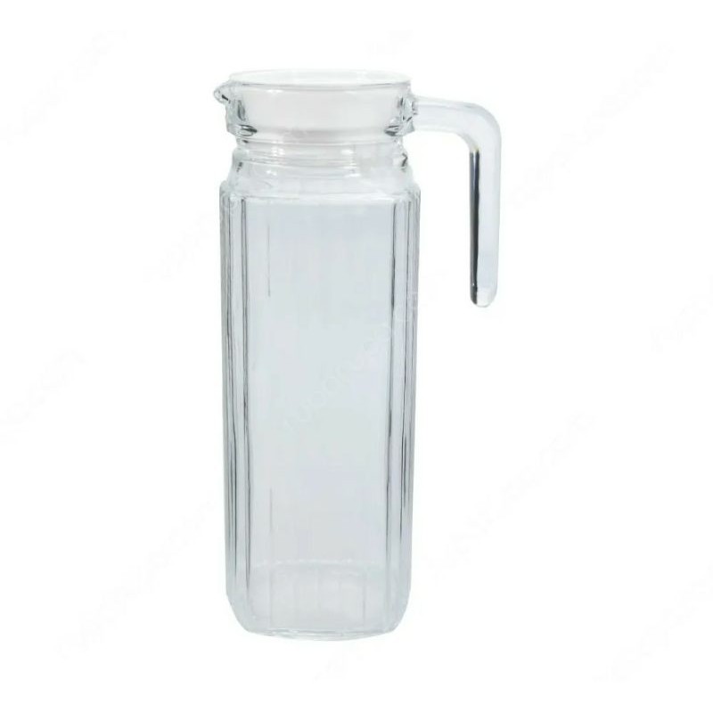 KRISHOME TEKO MINUM KACA 1&amp;1,7 LITER/JUG GLASS 1700 Ml/ TEKO AIR MINUM KACA/PITCHER KACA MURAH