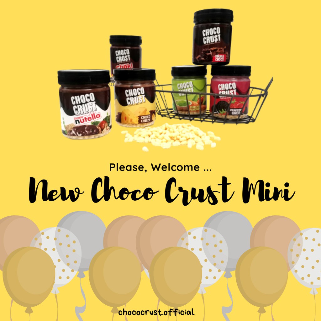 

CHOCO CRUST MINI JAR - COKELAT LUMER - TERMURAH !!!