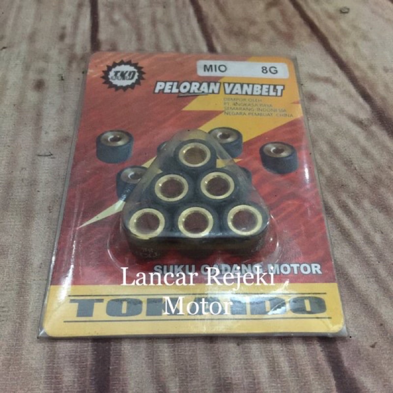 Roller CVT Set 8 gram Yamaha Mio - Soul - Nouvo - X Ride