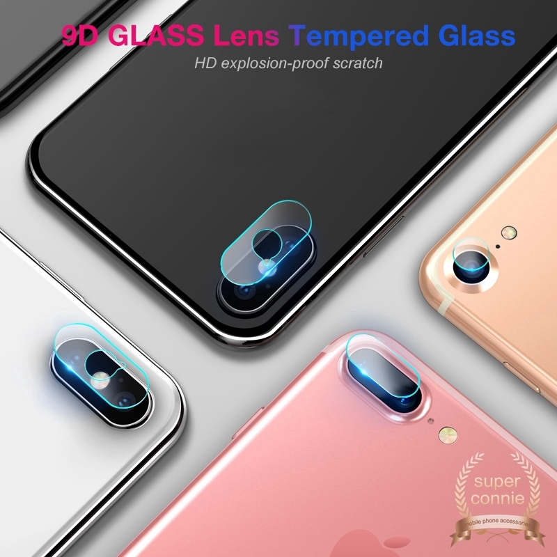 Pelindung Layar Lensa Kamera Belakang 9d Untuk Iphone 6 X Xr Xs Max 6 7 8 Plus