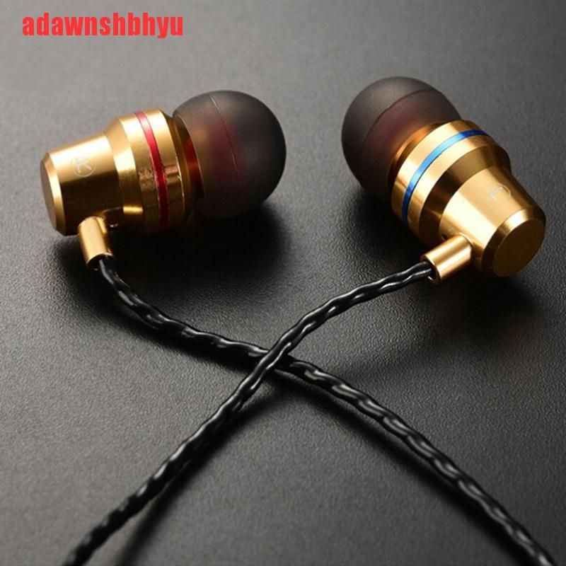 (adawnshbhyu) Earphone Kabel stereo heavy bass Dengan noise Canceling