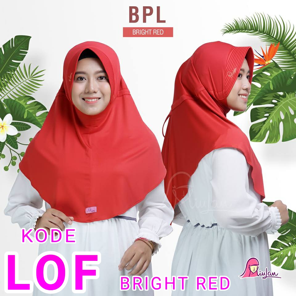 2-GROSIR MIULAN BPL L DEWASA 10 TAHUN KEATAS -KWALITAS BAHAN BAGUS DAN JAHITAN RAPI-MIULAN ORIGINAL/ / READY BERGO HIJAB INSTAN M KIDS J XL JUMBO JENIRA PAMELA FAMELY SALWA MARYAM HAMIDAH KBSN-LOF-BRIGHT RED