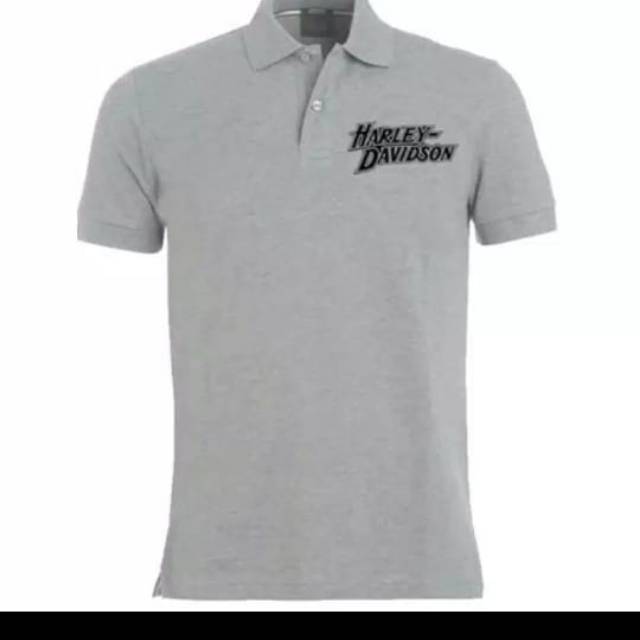 Kaos polo tshirt - baju kaos kerah Harley davidson