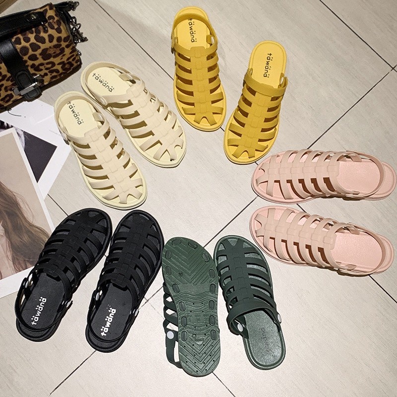 Sandal tawana Leisure jelly wanita murah viral import Sendal santai Casual