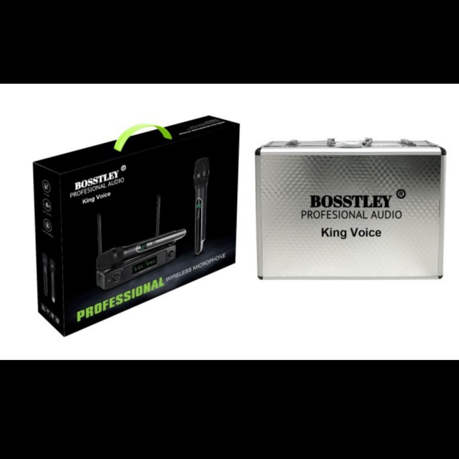 MIC WIRELESS BOSSTLEY KING VOICE ORIGINAL GARANSI 1 TAHUN