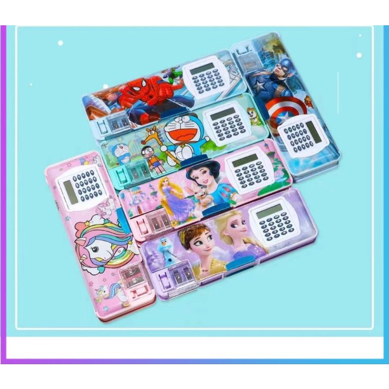 

KOTAK PENSIL KALKULATOR DENGAAN KARAKTER YANG BAGUS BAHAN PLASTIK+MAGNET