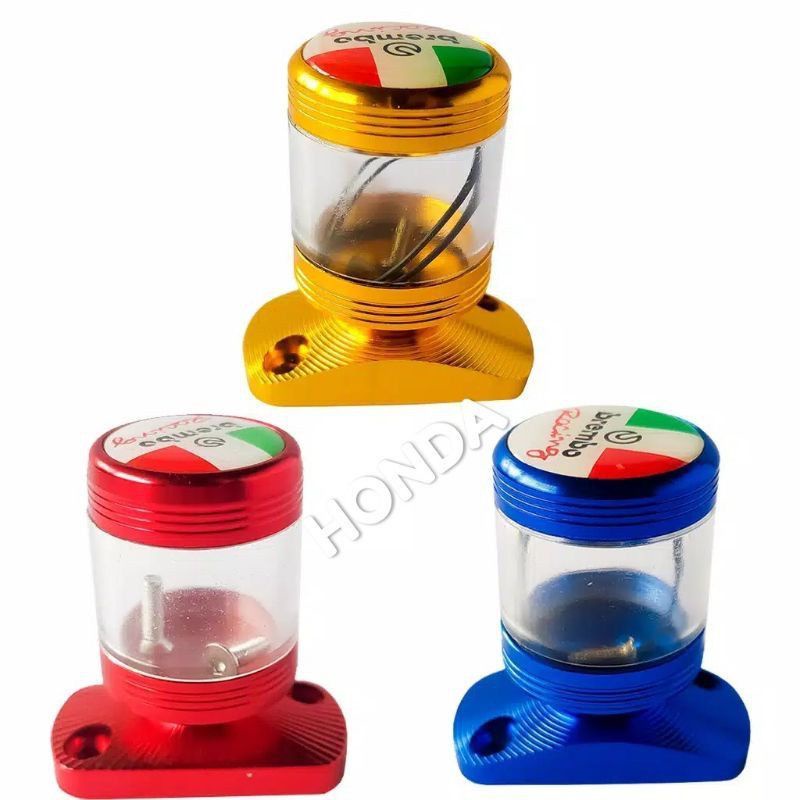 Tutup Minyak rem stempel transparan kaca HONDA