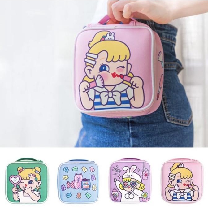 PANACHE Bentoy Cartoon Makeup Cosmetic Travel Bag Tas Kosmetik