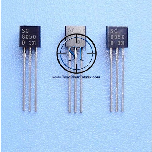 10 PCs Transistor 2SC 8050 / 8550 / 9012 PNP / NPN TO-92 S8050 S8550 ISi 10 Buah
