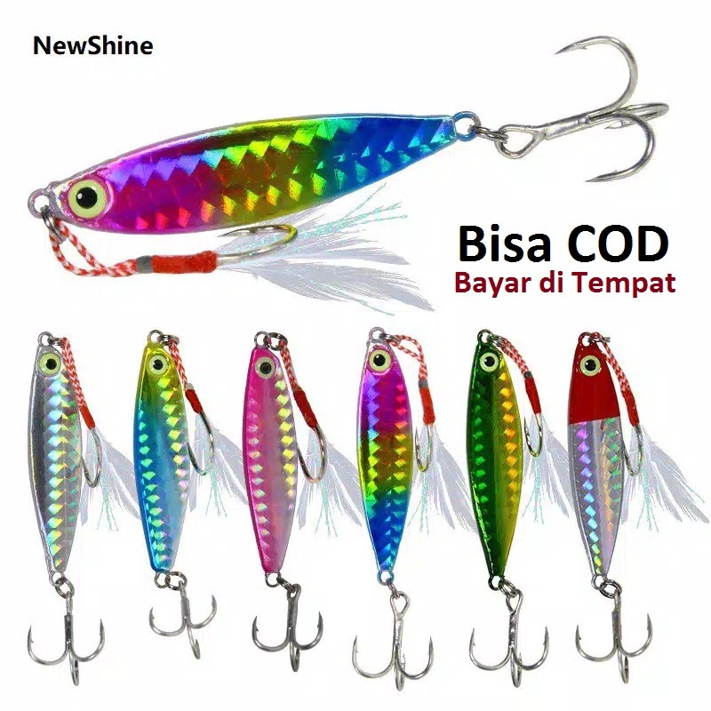 {diskon  baru} s Metal Laser Jig 15gr/5,5cm Umpan Pancing Ikan Micro Jig  Metal Jig Paling jitu