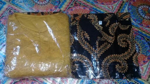 Baju Kapel Batik Gamis Brokat Brukat Anak