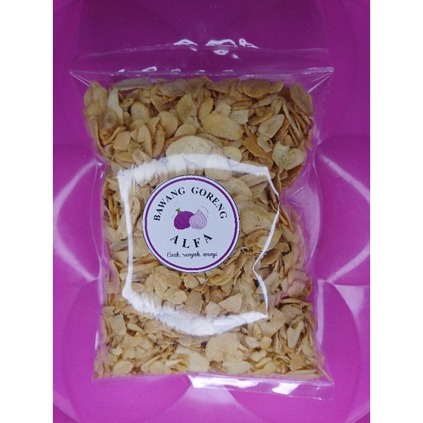 

MURAH BAWANG GORENG/BAWANG PUTIH GORENG 250GR