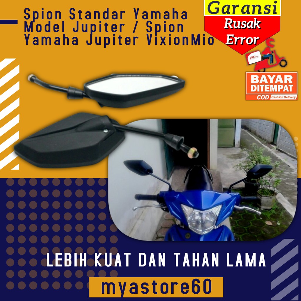 Spion Kaca Sepion Cembung Standar Bawaan Motor Yamaha Model Jupiter Spion Yamaha Jupiter Vixion Mio