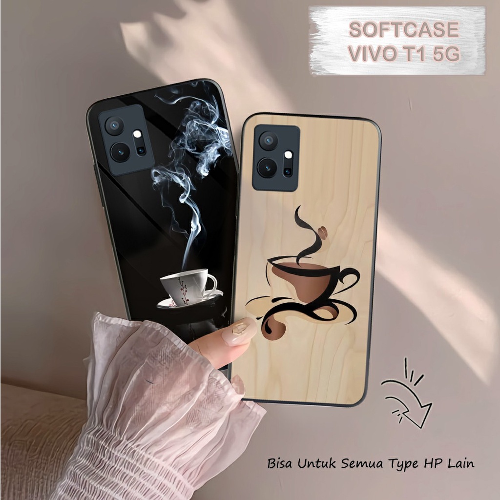 (H789) Softcase Glass VIVO T1 5G, Y75, Y21, Y21S, Y01, V21 4G, V21 5G, V23E, Y15S, Y20, Y33S, Y21T