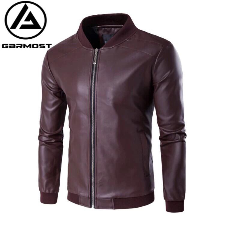 JAKET BOMBER PRIA SEMI KULIT VIENA ELEGAN