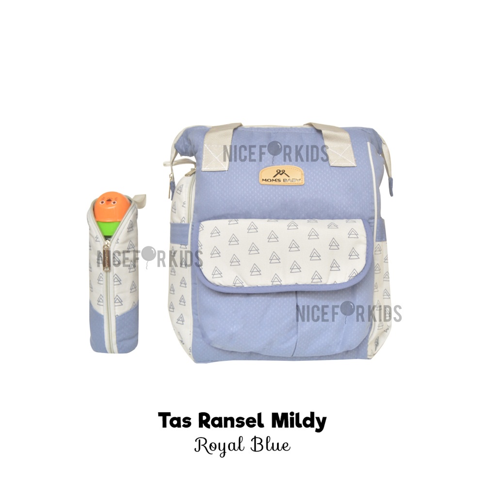 Mom's Baby Tas Bayi Ransel Besar Perlengkapan Bayi MIldy Series MBT3038