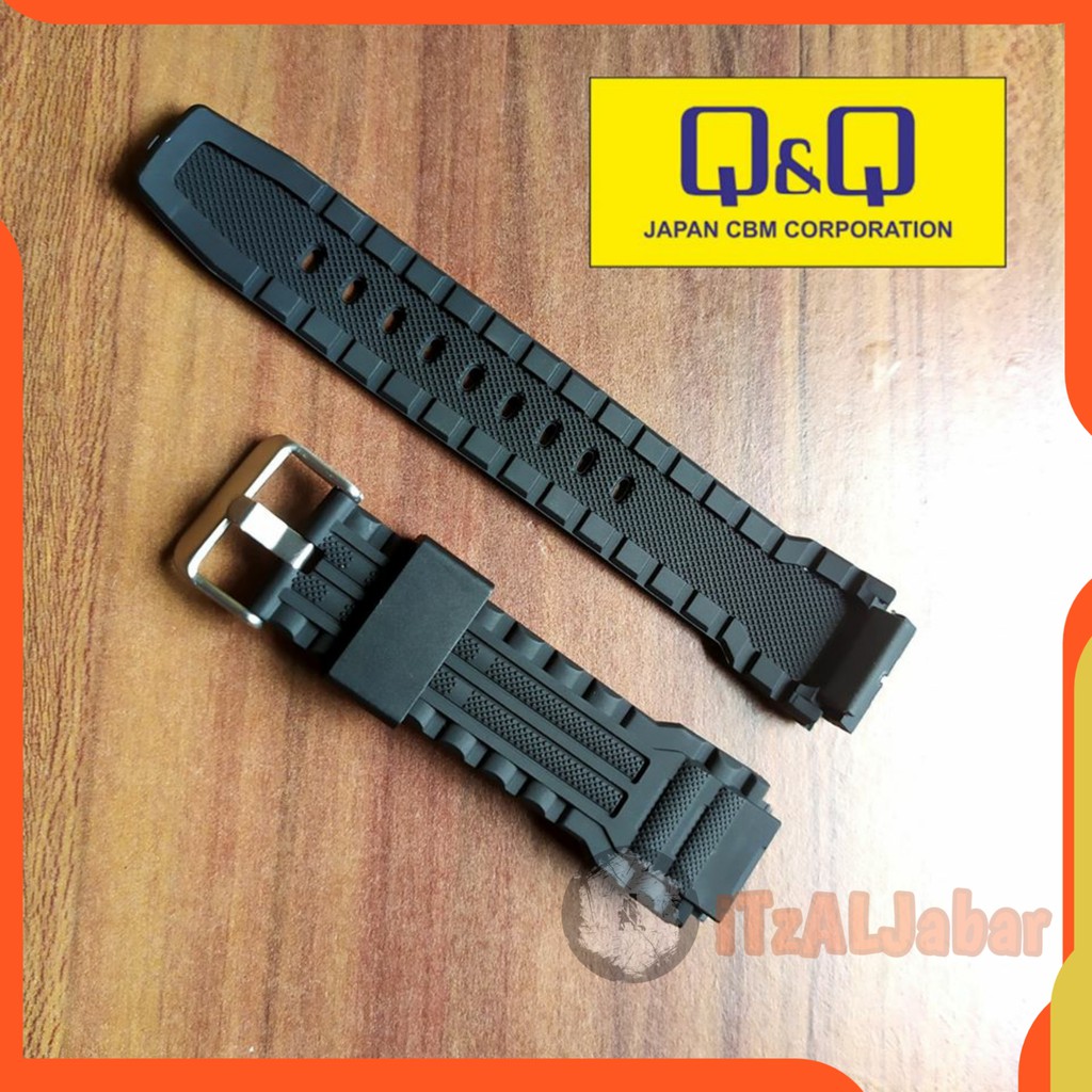 Tali jam tangan Q&amp;Q M148 Rubber strap Tali jam QQ M148