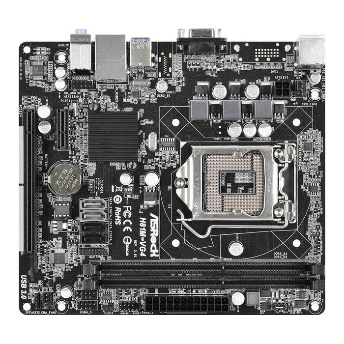 Asrock H81M VG4 Motherboard LGA 1150 Intel H81 DDR3