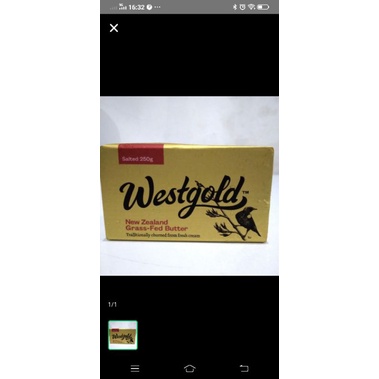 

Butter Salted Westgoald 250gr