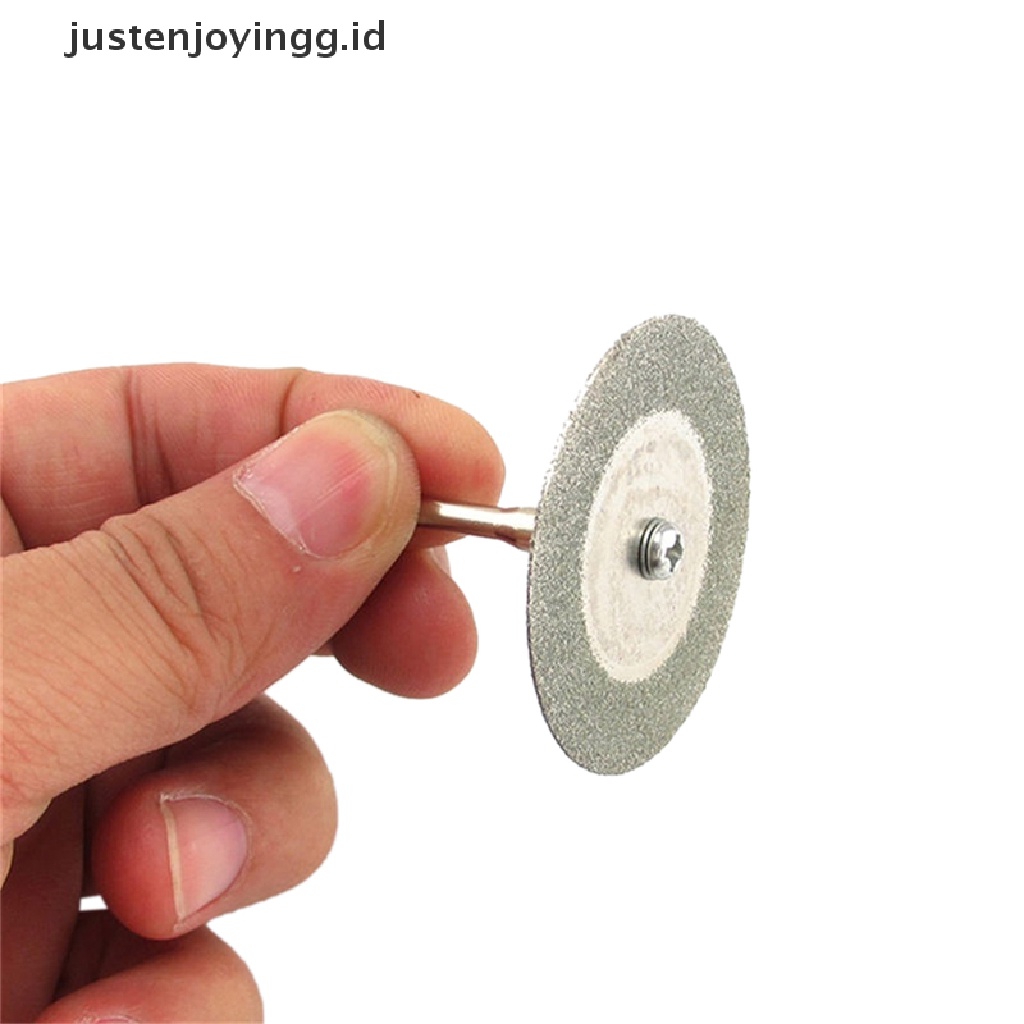 5 PCS Mata Bor Pemotong Berlian Ukuran 22mm Dengan 1 Mandrel Untuk Dremel