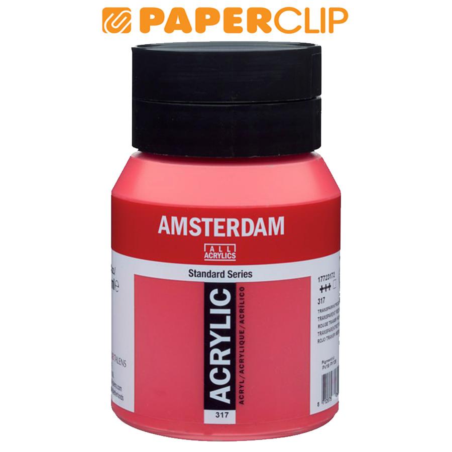 

CAT ACRYLIC AMSTERDAM 17723172AAC 500ML S1 TRANSPARAN RED MEDIUM
