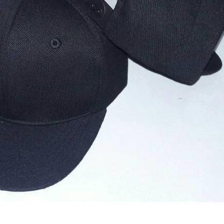 ★ topi polos snapback hitam based hijau ♪
