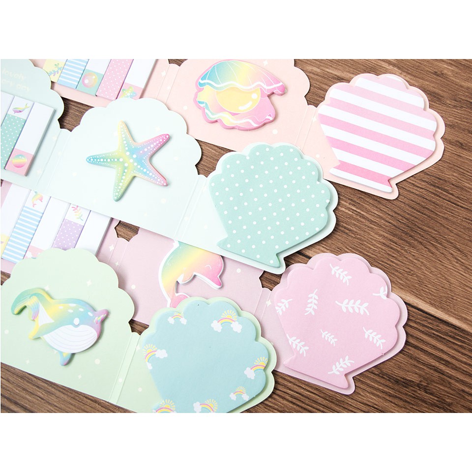 

Marine Organism Sticky Notes Set / Sticky notes bentuk hewan laut