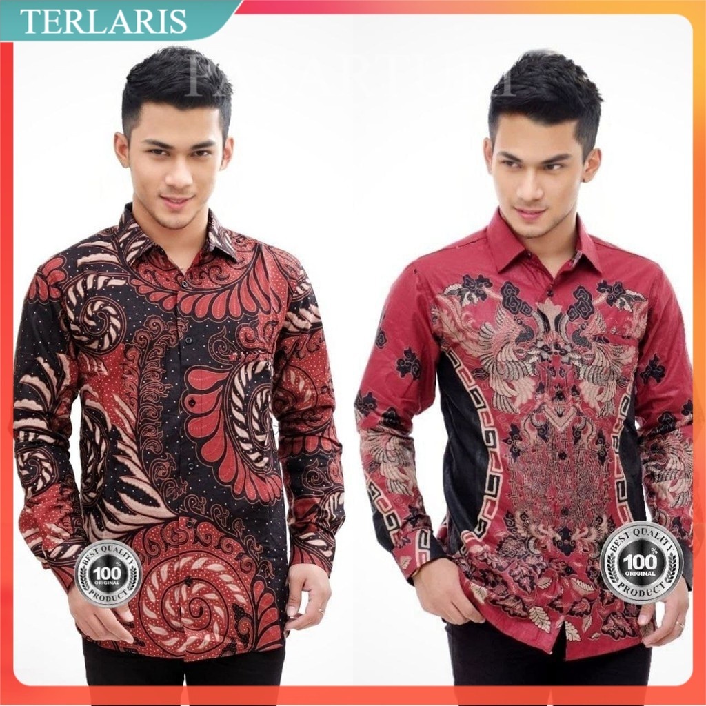 [ANSBATIK] KEMEJA BATIK PRIA KEMEJA BATIK PEKALONGAN KEMEJA BATIK SLIMFIT KEMEJA BATIK MODERN KEMEJA BATIK