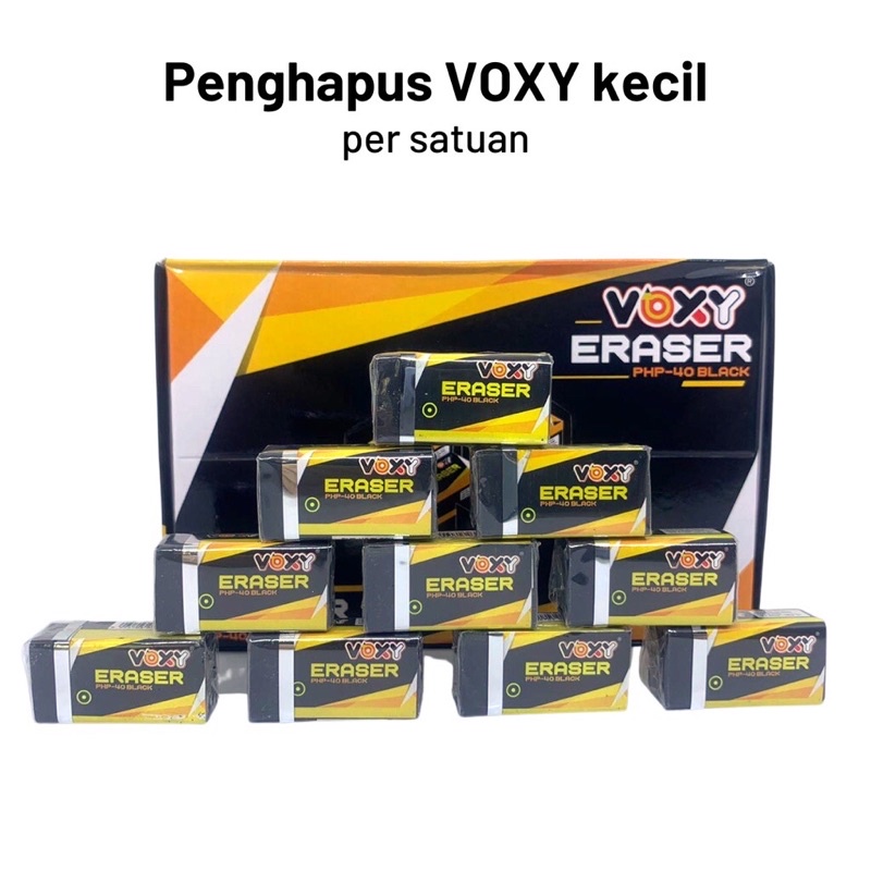 

Pengapus kecil hitam VOXY harga per pcs harga