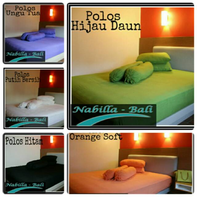 Sprei Polos Bali uk 180x200cm