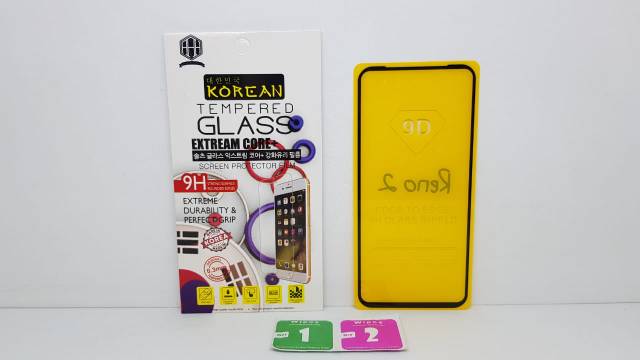 KOREAN Tempered Glass Oppo Reno2 6.5&quot; FULL SCREEN Guard Oppo Reno 2 TG 5D 9D 11D 29D 99D Oppo Reno 2