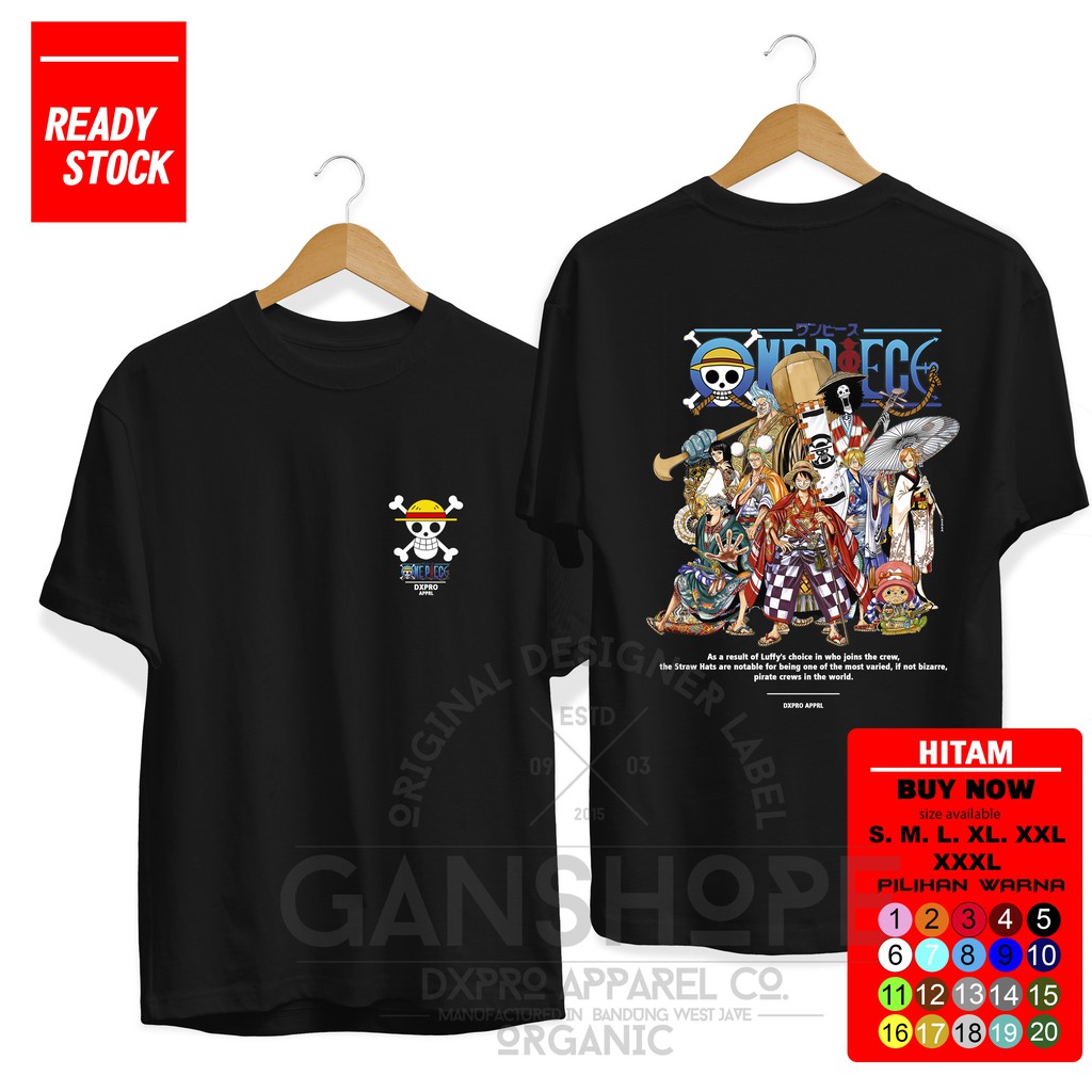 Kaos Baju Anime Strawhat LUFFY ONE PIECE