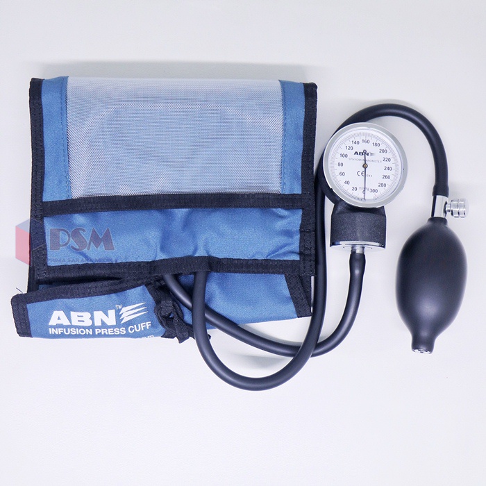 Infusion Press Cuff 500ml ABN / Pressure Bag Alat Pompa Cairan Infus