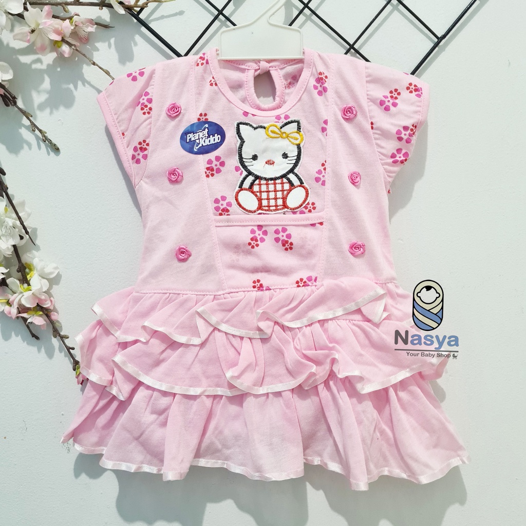 [PB-001] Dress Bayi Perempuan lucu terbaru (usia 0-6 bulan)