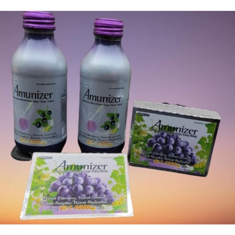 Paket Bundle amunizer 2botol+2box(1box 4's)