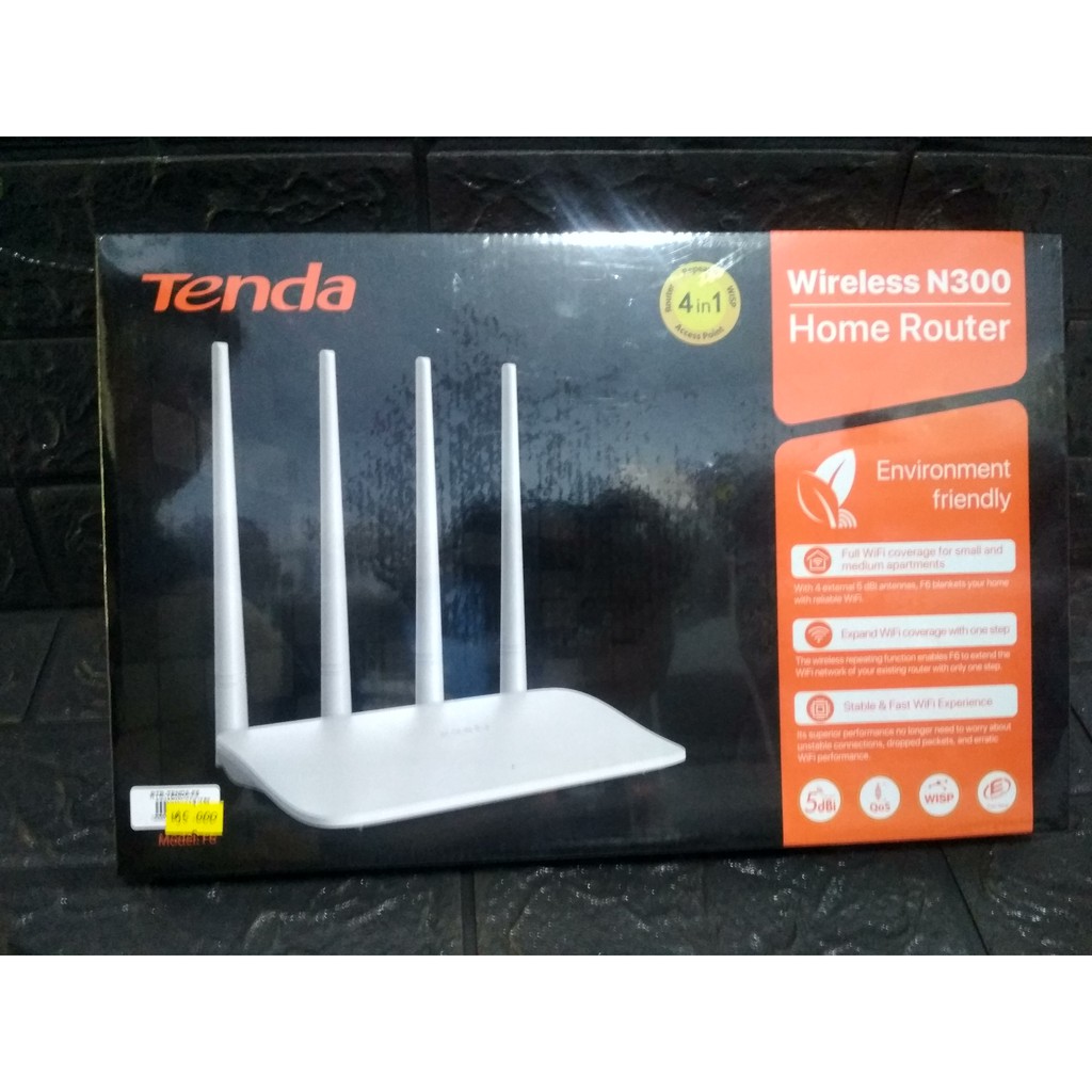 TENDA F6 Wireless N300 Router Tenda F6 Easy Setup Router 4 antena