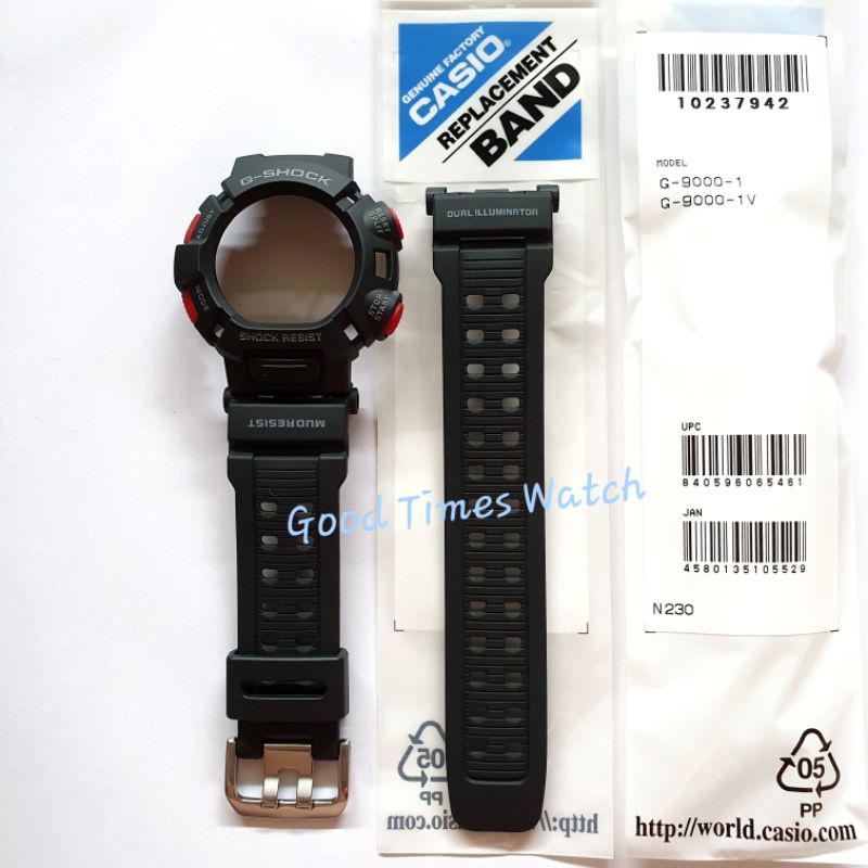 PAKET STRAP BEZEL G-SHOCK G-9000-1V G 9000 Casio Original